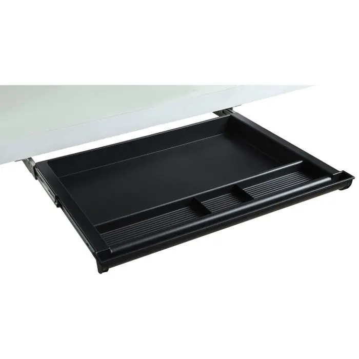 Lorell Laminate Desk 4-compartment Drawer -- Workstation Drawer, 4-Compartment, 20-1/2"x16", Black Exclusive